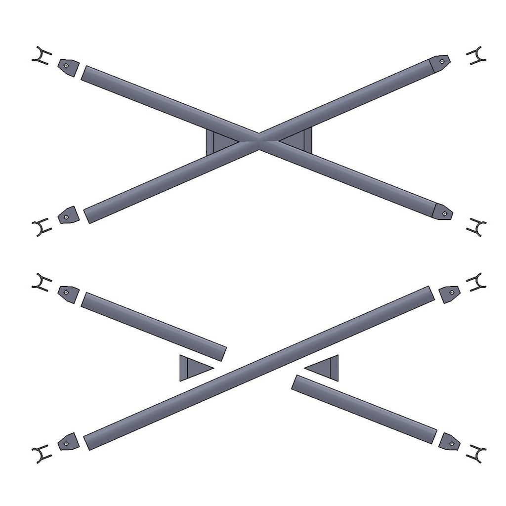 [OMPAA0-0111-B01] OMP Cross Door Bars