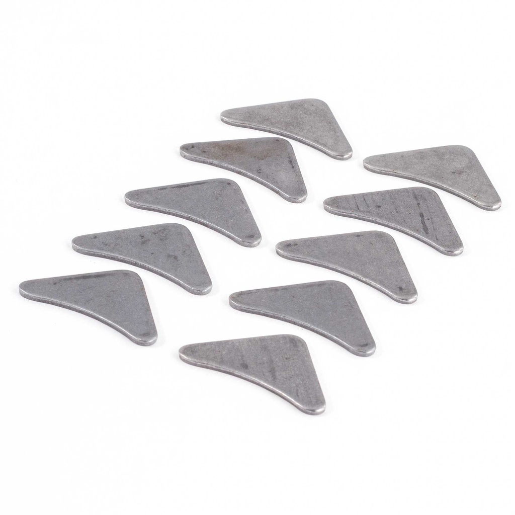 [MSDALL22192] Allstar Performance 1/8" Steel Reinforcement Gusset Without Hole Pack Of Ten