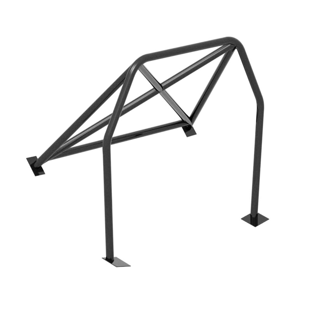 [S/WSW-HC-065-BLACK-GU] SW Motorsports Club Sport Bolt In Half Roll Cage