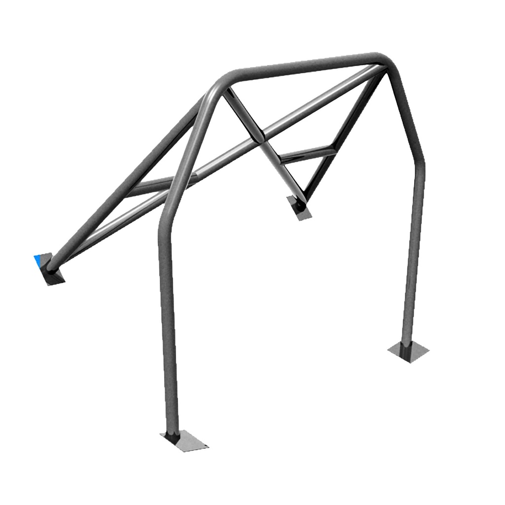 [S/WSW-HC-0030-ANTHRACITE-GU] SW Motorsports Track Day Bolt In Half Roll Cage