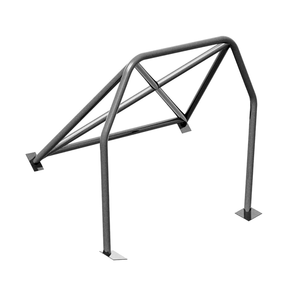 [S/WSW-HC-0022-IM-ANTHRACITE] SW Motorsports Track Day Bolt In Half Roll Cage