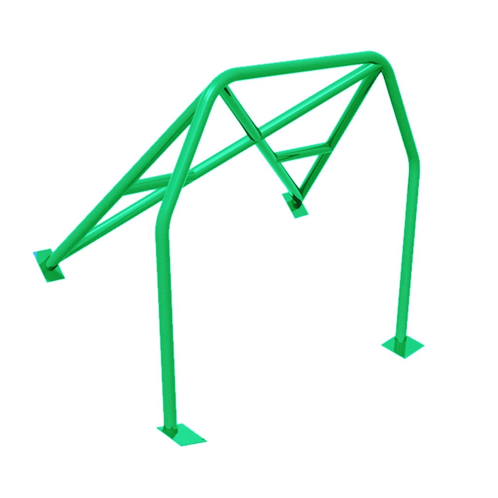 [S/WSW-HC-0069-GREEN] SW Motorsports Club Sport Bolt In Half Roll Cage