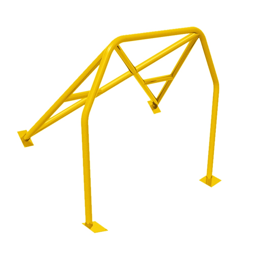 [S/WSW-HC-0069-YELLOW-GU] SW Motorsports Club Sport Bolt In Half Roll Cage