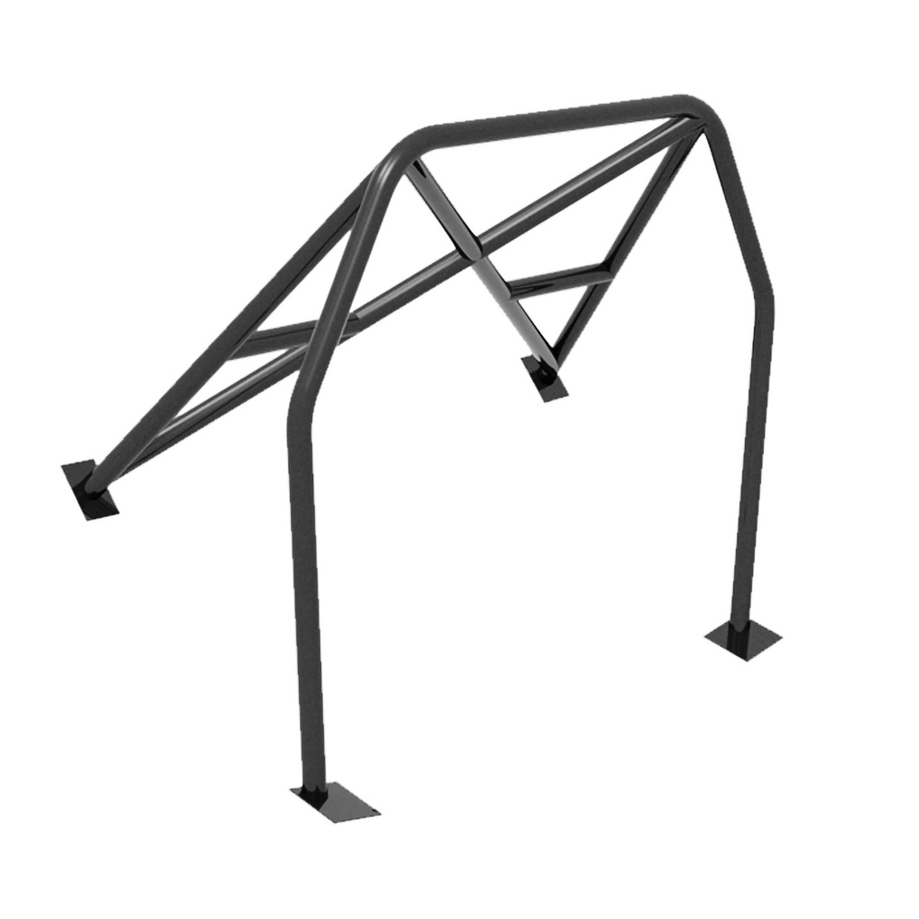 [S/WSW-HC-0080-BLACK] SW Motorsports Club Sport Bolt In Half Roll Cage