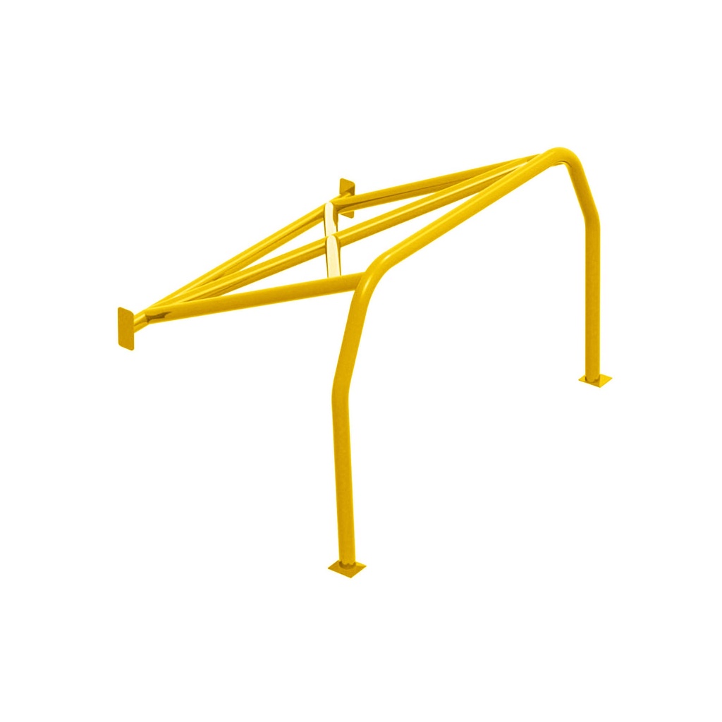[S/WSW-HC-0008-MB-YELLOW-GU] SW Motorsports Track Day Bolt In Half Roll Cage