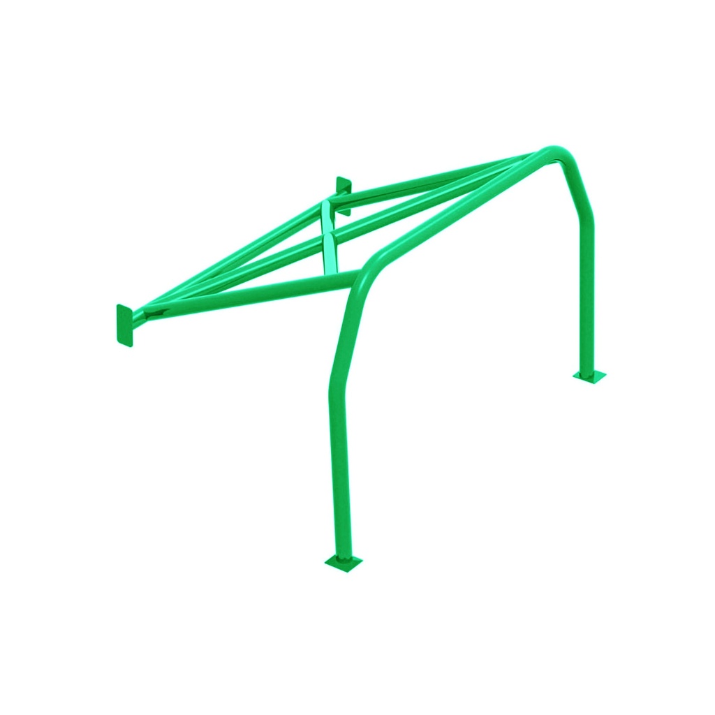 [S/WSW-HC-0008-MB-GREEN] SW Motorsports Track Day Bolt In Half Roll Cage