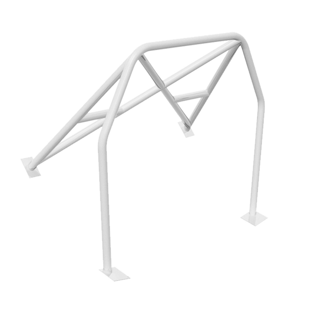 [S/WSW-HC-0078-WHITE] SW Motorsports Club Sport Bolt In Half Roll Cage
