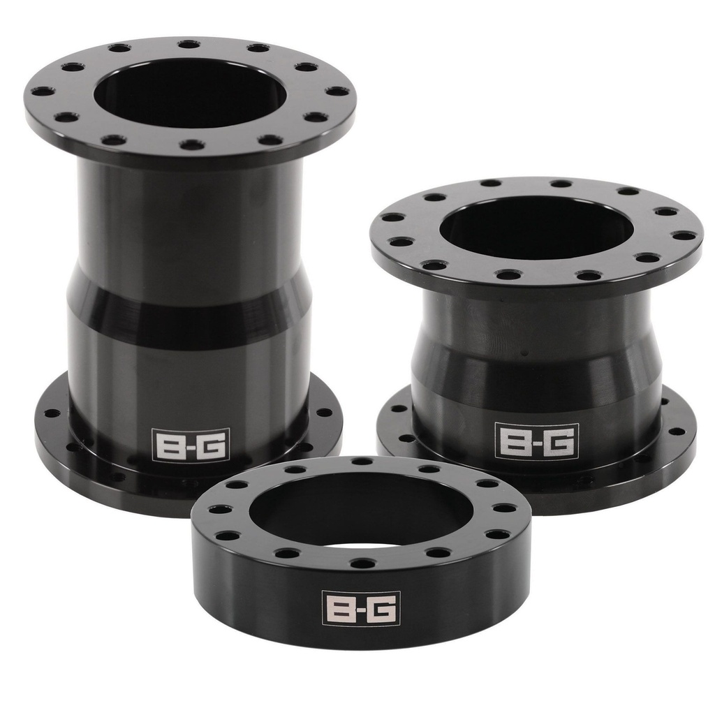 [990633-3051133] B-G Racing Alloy Steering Wheel Spacers - 6 Bolt (10mm)