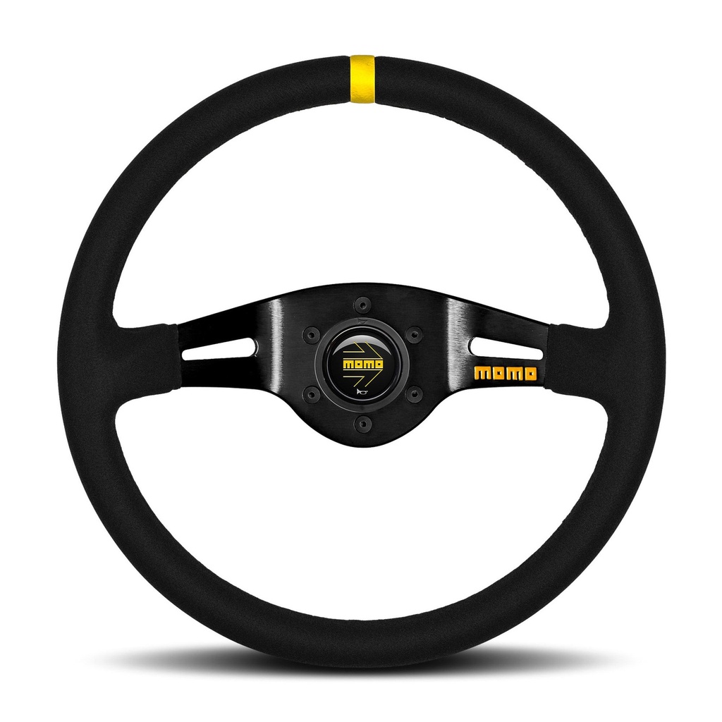 [2005410-3064287] Momo Model 03 Steering Wheel (Suede, Black)