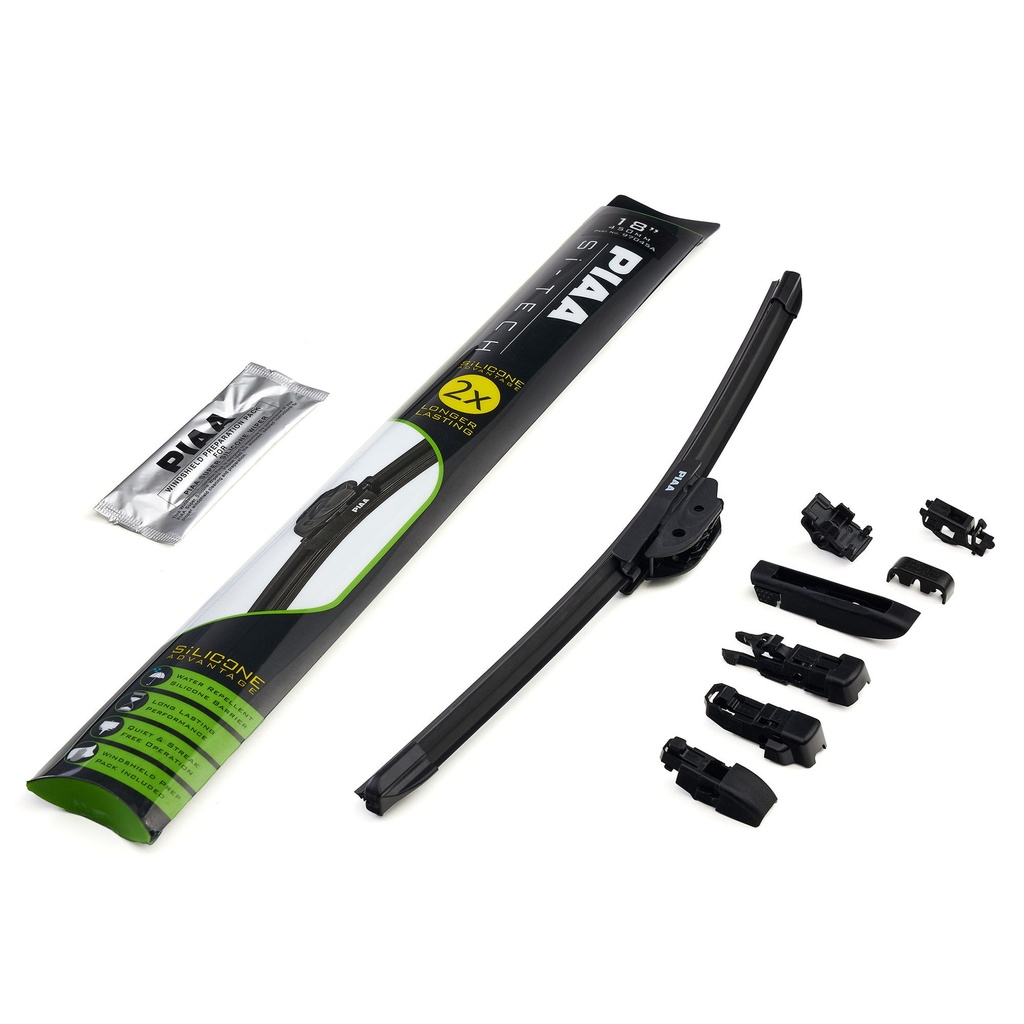 [264697-1695693] PIAA Si-Tech Flat Aero Wiper Blade (18 Inch)