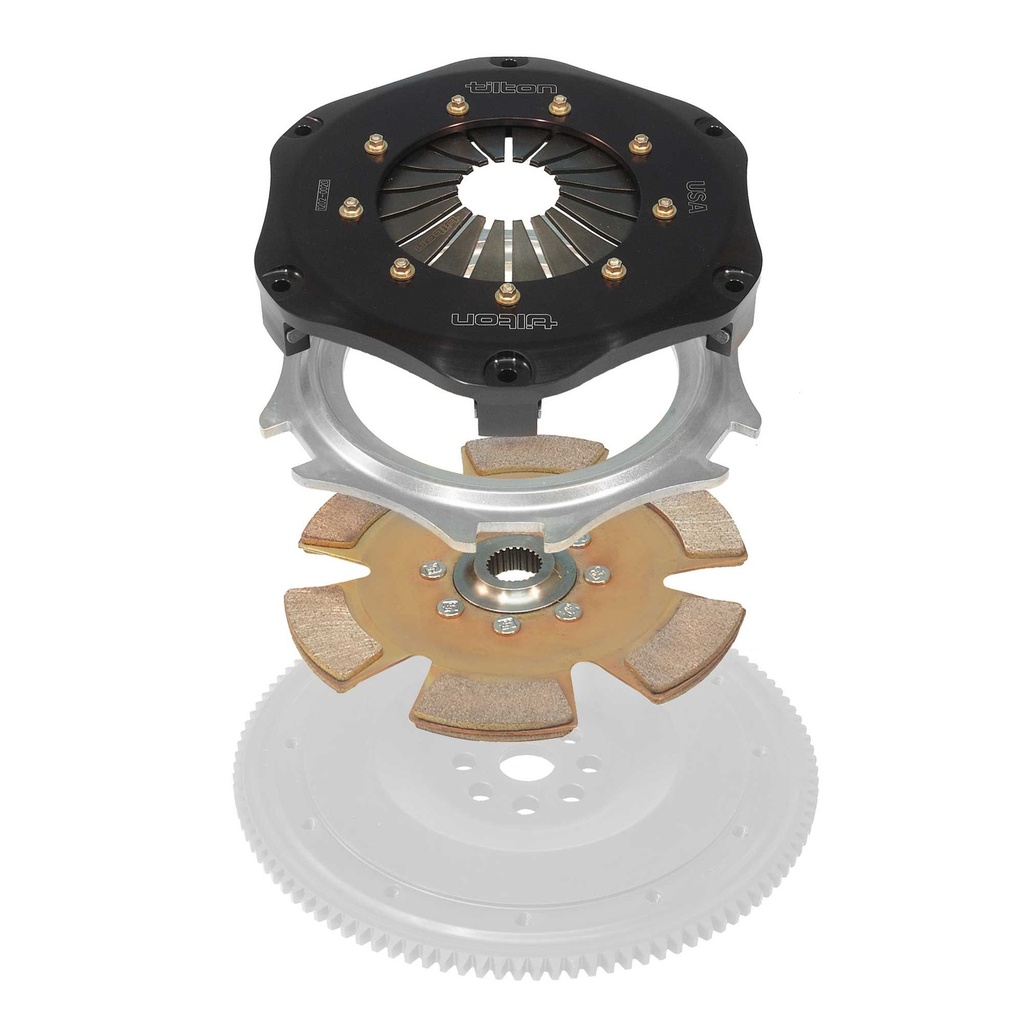 Tilton 7.25" Cerametallic Rally Clutch Cover Assembly