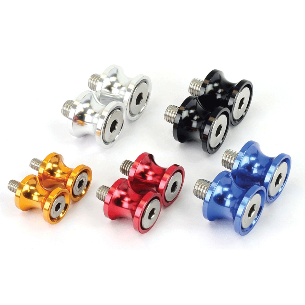 [241283-3082629] Bike-It Swing Arm Bobbins (M10 x 1.50mm, Black)
