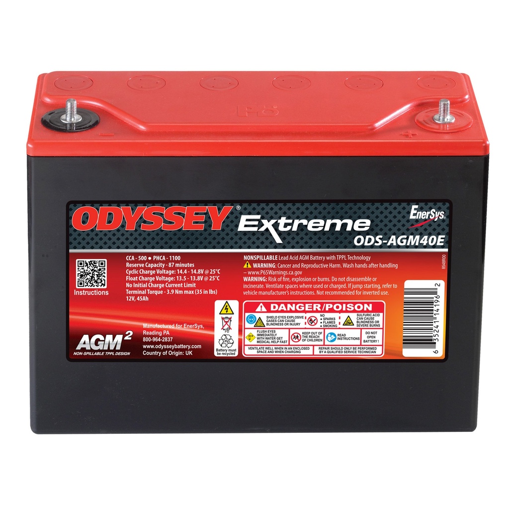 [7000367-3063872] Odyssey Extreme Power & Motorsports (ODS) AGM Battery (ODS-AGM15L (PC545))