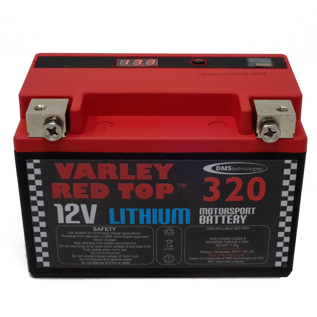 [VAR7162-0067] Varley Red Top Lithium RT320 Battery