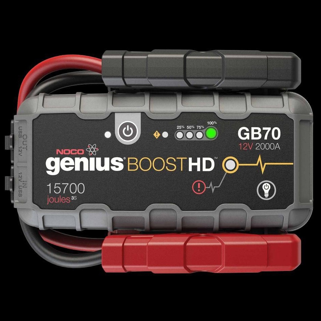 [BIC4204019] Noco GB70 2000 Amp UltraSafe Lithium Jump Starter Power Bank
