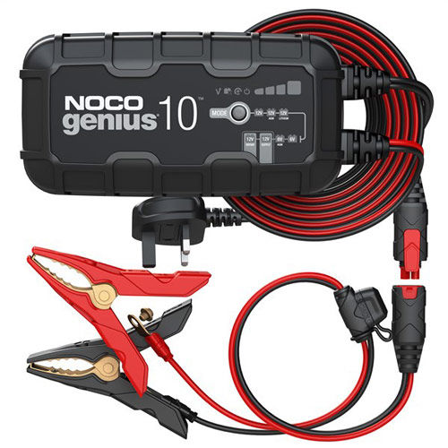 [FPSGENIUS10UK] NOCO Genius10 10 Amp Battery Charger / Conditioner