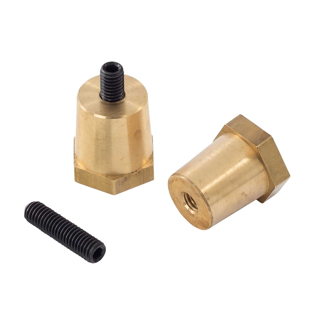 [VARK707-T011] Varley Red Top Brass Terminal Cones To Convert To Standard Automotive Posts