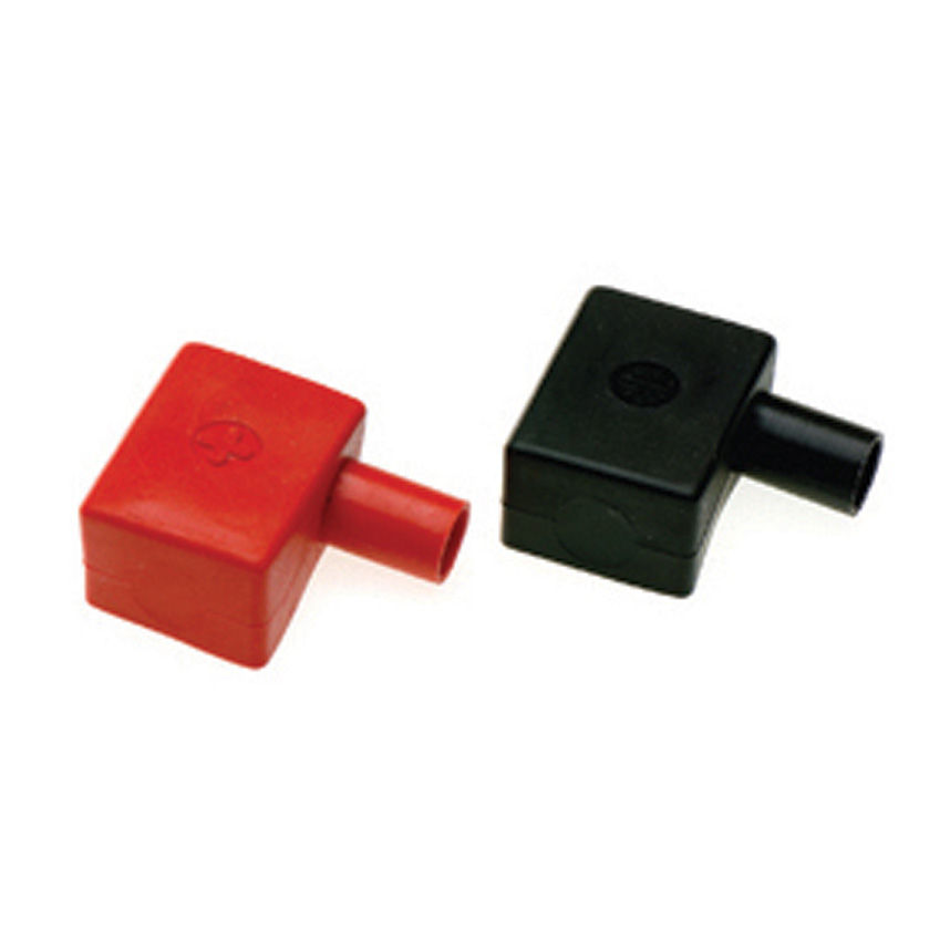 [550240-1630710] Auto Marine Battery Terminal Covers - Pack Of 10 (Right Hand Entry, Black)