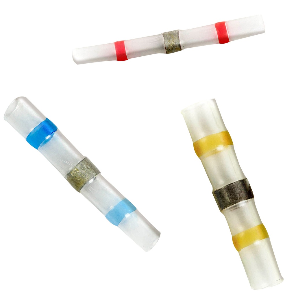 [253281-1578970] Auto Marine Heat Shrink Solder Butt Connectors (0.5-1.5mm)