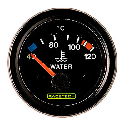 [R/PRTECW120] Racetech Water Temperature Gauge Electrical