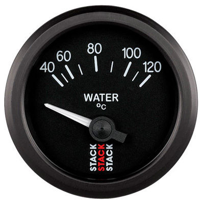 [249479-1905751] Stack Water Temperature Gauge - Electrical (Black, 40-120 Degrees C)