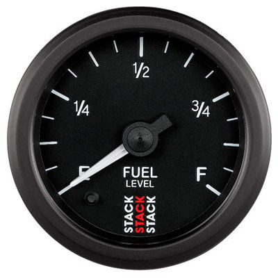 [249500-1905452] Stack Professional Fuel Level Gauge (Black)