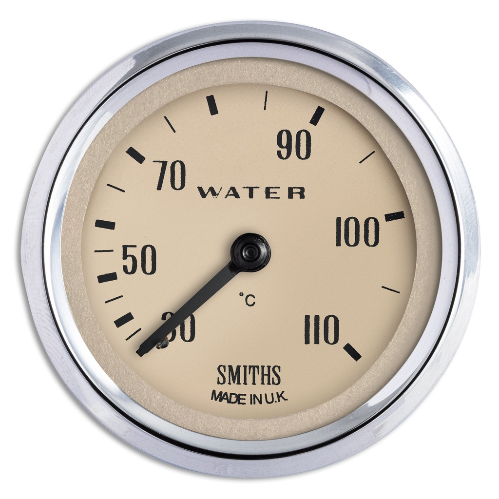[248841-1905618] Smiths Classic Mechanical Water Temperature Gauge (Black, Chrome)