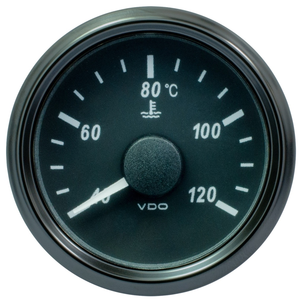 [2010420-2257269] VDO Singleviu Water Temperature Gauge Electrical (40-120 Degrees C)