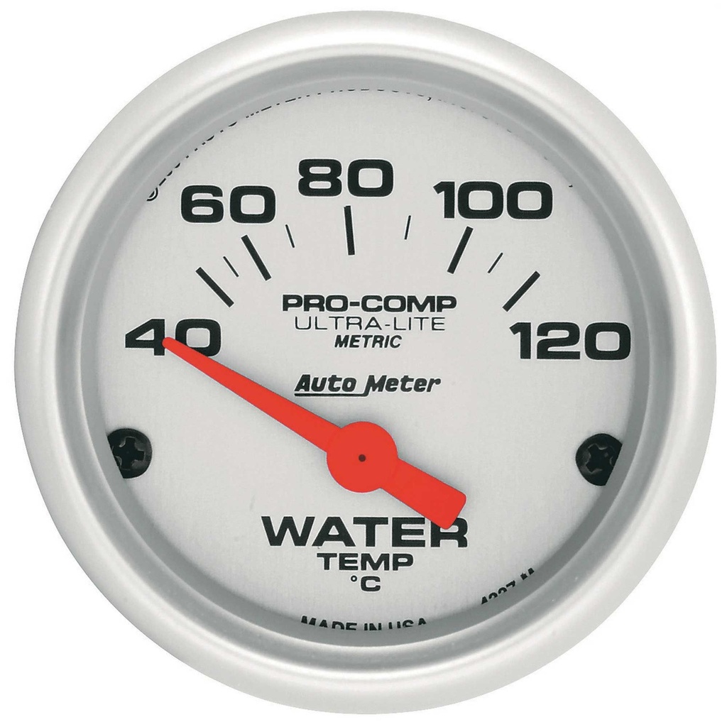 [AUT4337-M] Auto Meter Water Temperature Pro Comp Ultra-Lite air Core Movement Gauge