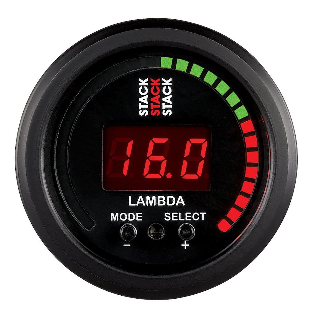 [249506-1905977] Stack Wideband Lambda Gauge (Black)