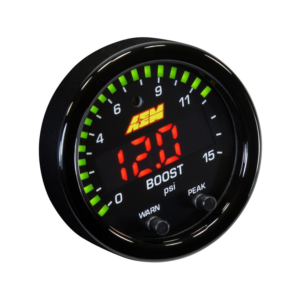 [AEM30-0309] AEM Electronics X Series Turbo Boost / Fuel Pressure Gauge