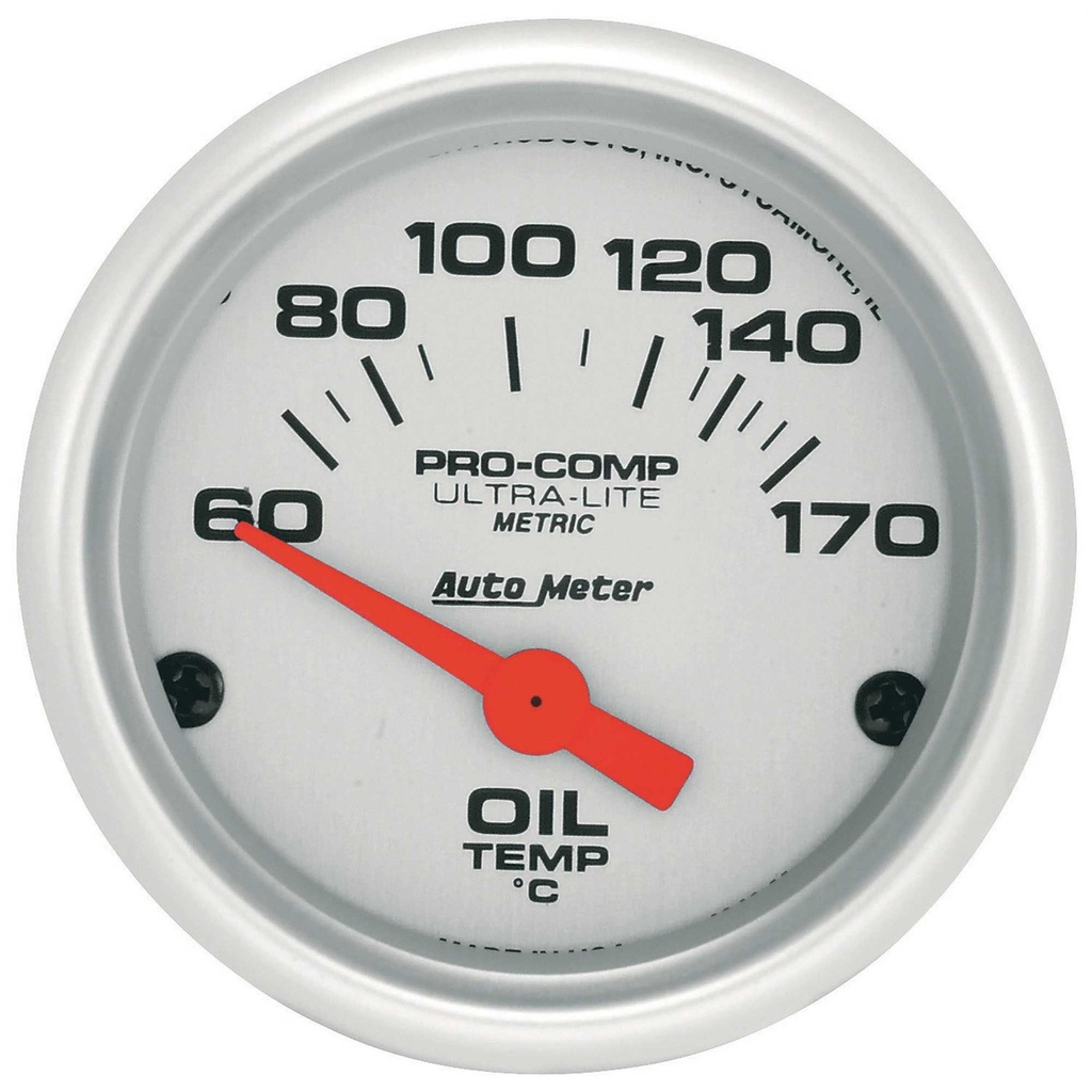 [AUT4348-M] Auto Meter Oil Temperature Pro Comp Ultra-Lite air Core Movement Gauge