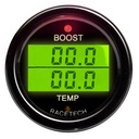 Racetech Turbo Boost - Temperature Dual Gauge