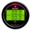 Racetech Turbo Boost - Oil Pressure Dual Gauge