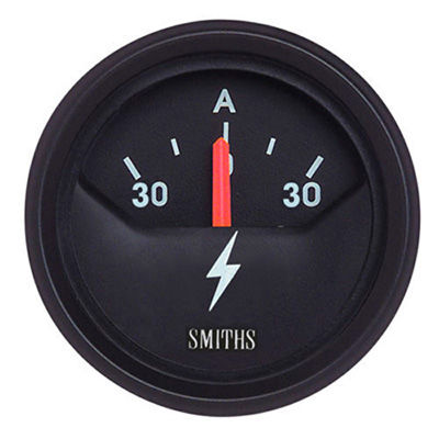 [248798-1905959] Smiths International Ammeter (-30 - 0 - 30 Amp, Chrome)