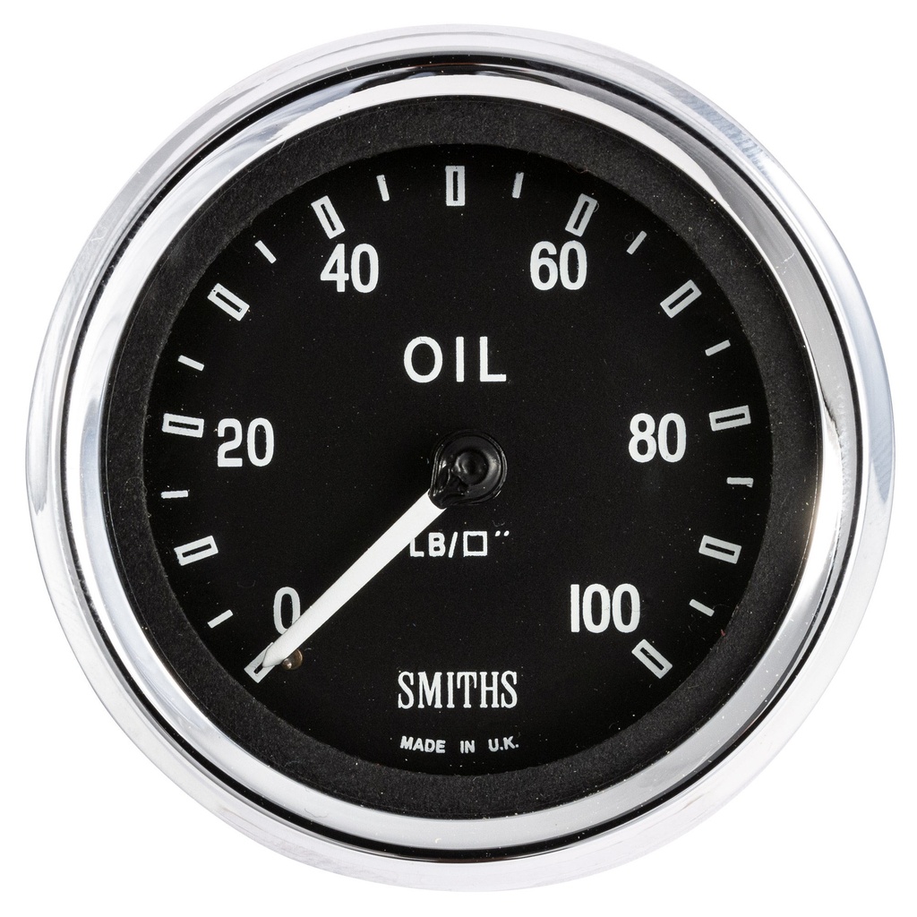 Smiths Cobra Authentic Mechanical Oil Pressure Gauge