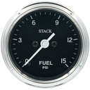 Stack Classic Pro Stepper Motor Fuel Pressure Gauge For Low Pressure Systems