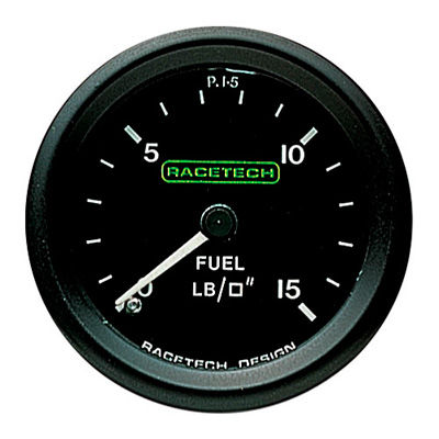 Racetech Mechanical Fuel Pressure Gauge