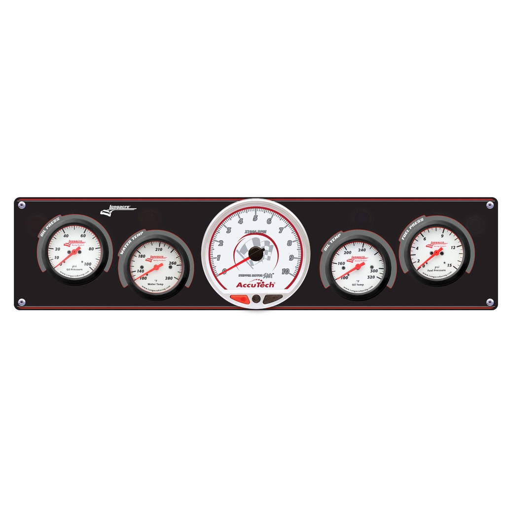 Longacre Sportsman Gauge Panel With Gauges & Memory Tachometer