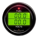 Racetech Fuel Pressure - Volts Dual Gauge