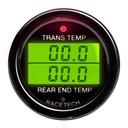 Racetech Transmission Temperature - Rear End Temperature Dual Gauge