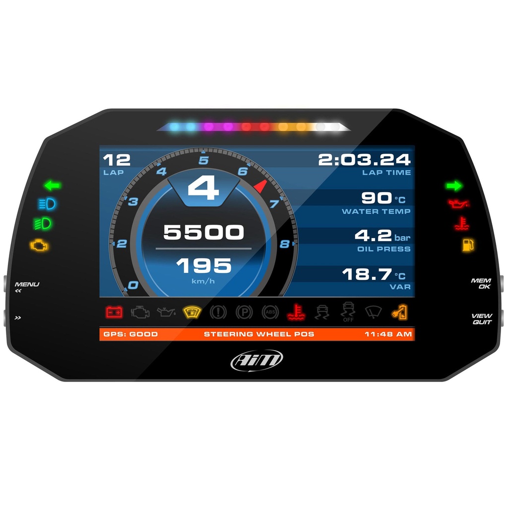 [2010372-2167617] AIM MXG 1.3 Strada IVA Compliant Dash Kit (7” Colour TFT Display) (CAN)