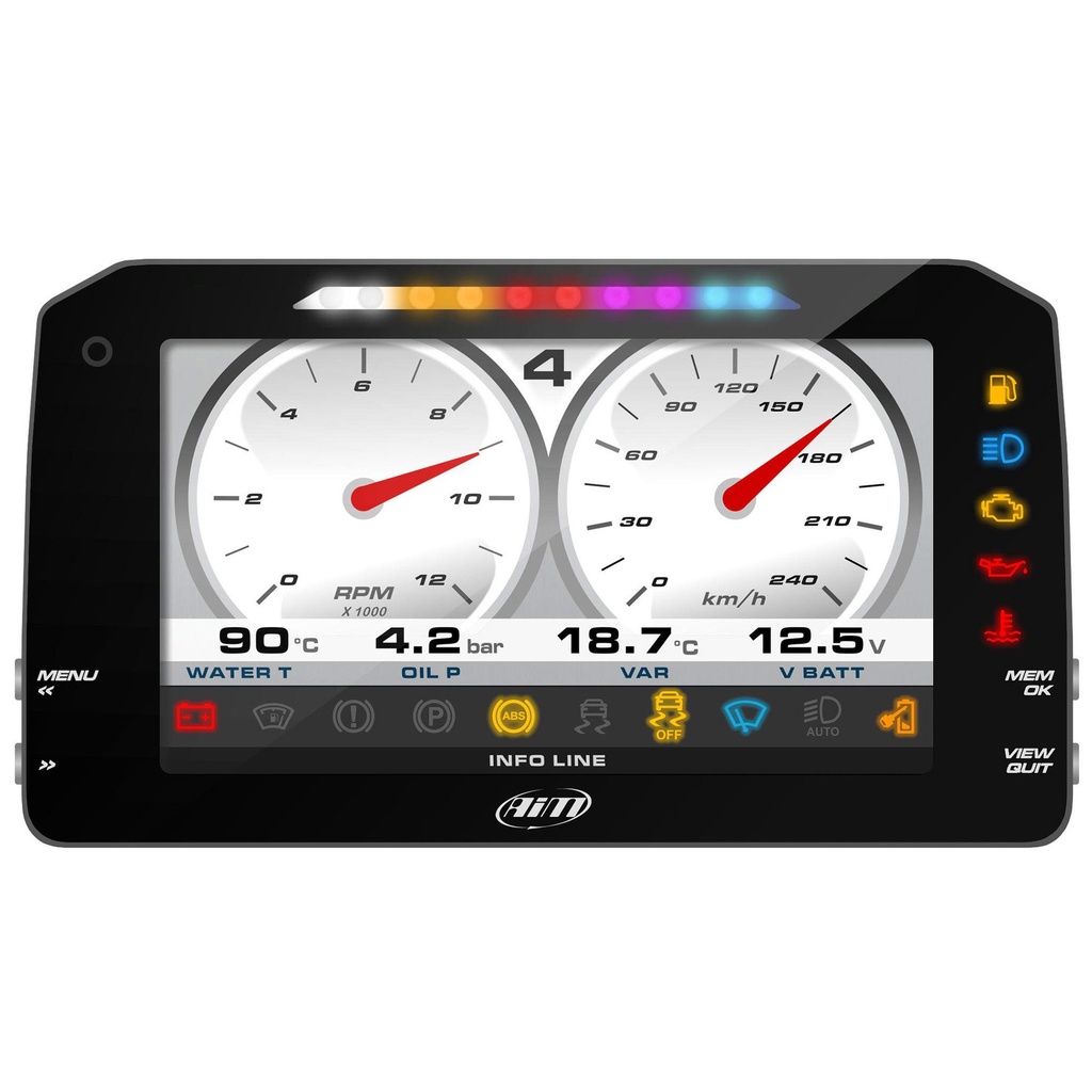 [2010373-2167619] AIM MXP 1.3 Strada IVA Compliant Dash Kit (6” Colour TFT Display) (CAN)