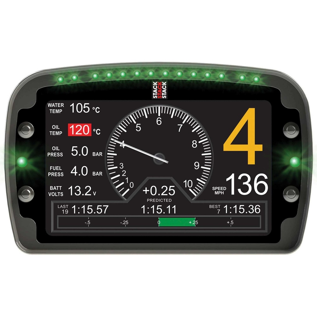 [STAST9918] Stack LCD Multi Function Dash Logger