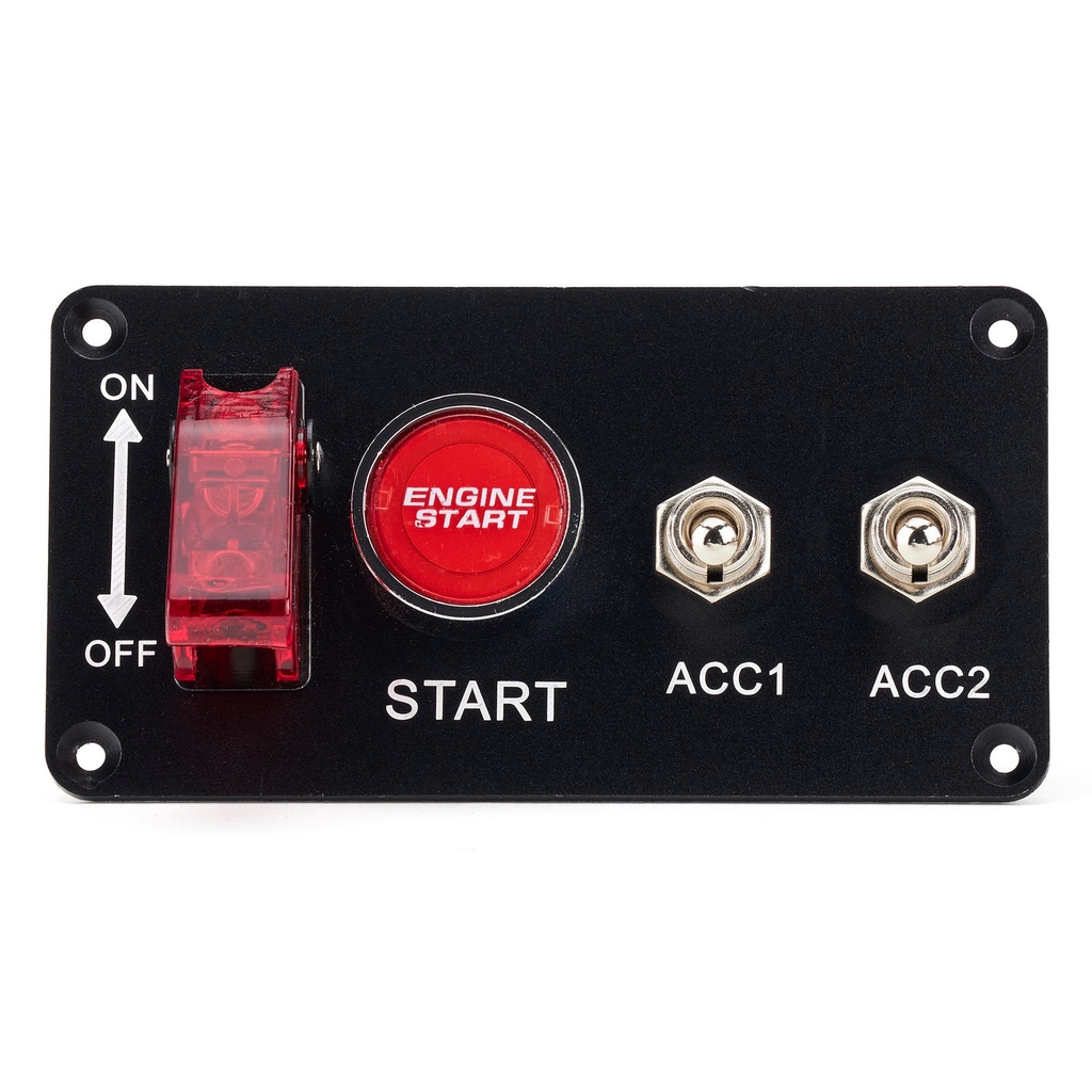 Automotive Plumbing Solutions Ignition & Starter Switch Panel - 2 Accessory Switches