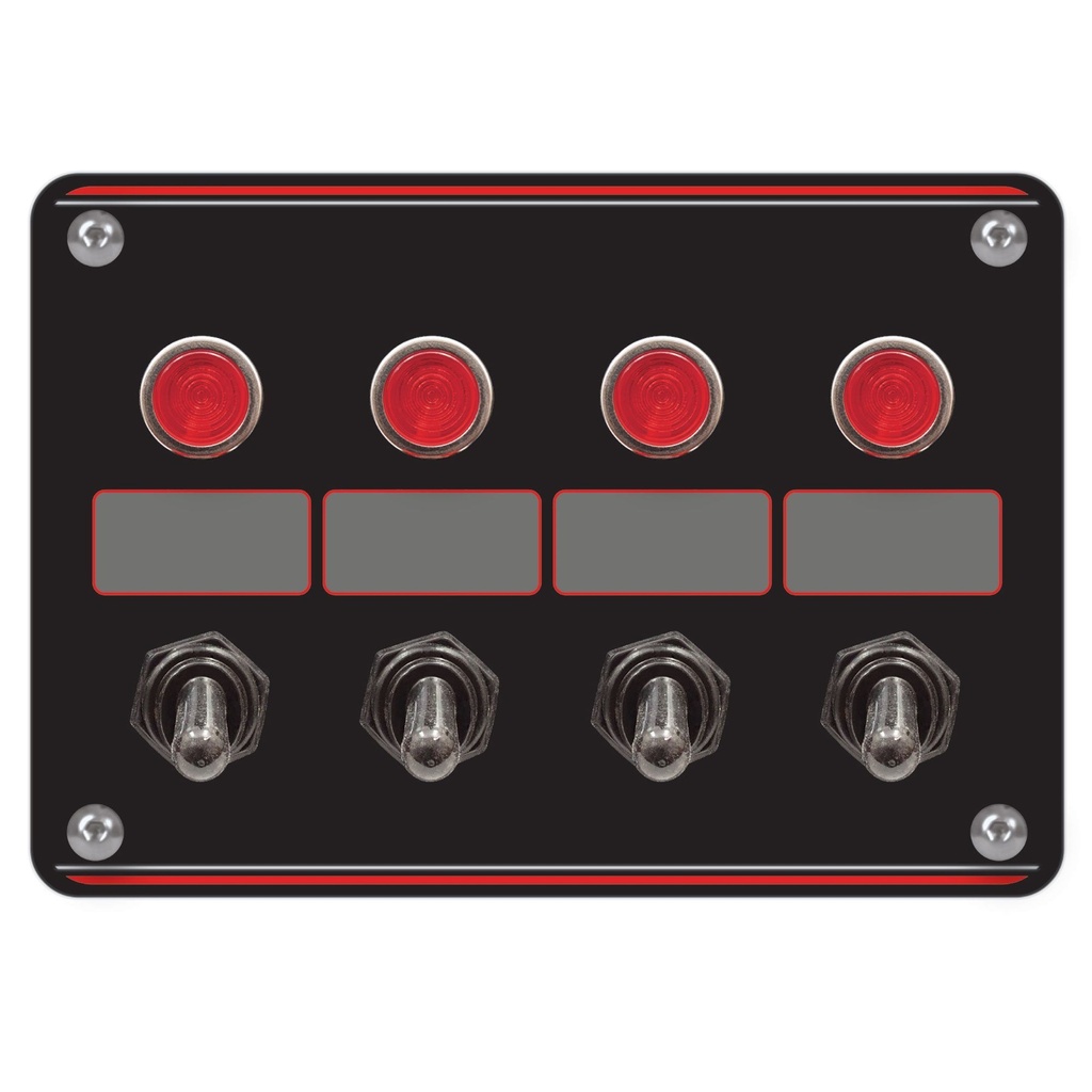 Longacre Black Accessory Switch Panel