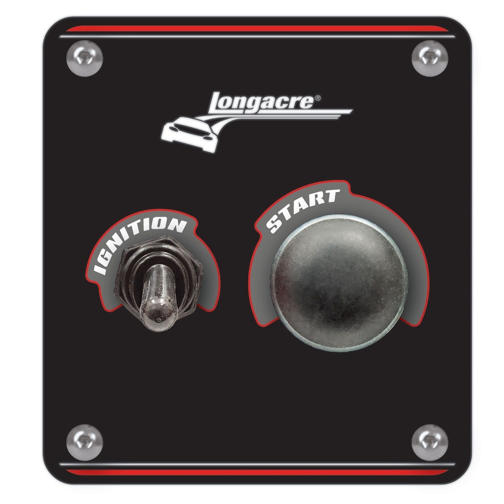 Longacre Black Ignition Switch Panel