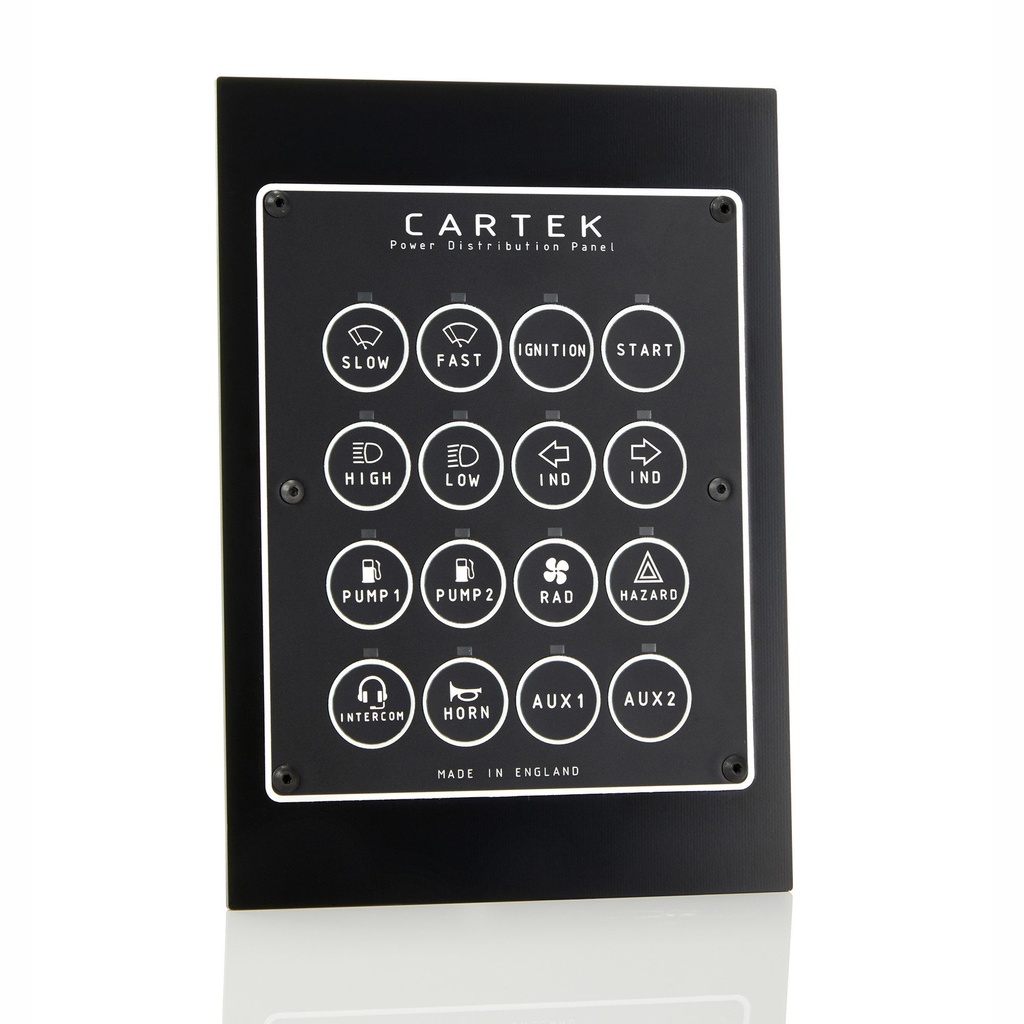 Cartek Retro Power Distribution Panel - 16 Channel