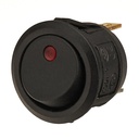 Automotive Plumbing Solutions Round Mini Rocker Switch With LED