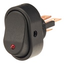 Automotive Plumbing Solutions Oval LED Rocker Switch